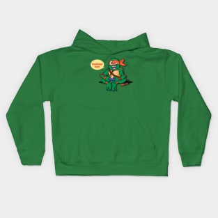 Cowabunga Dude’s!🐢🍕🛹🕹 Kids Hoodie